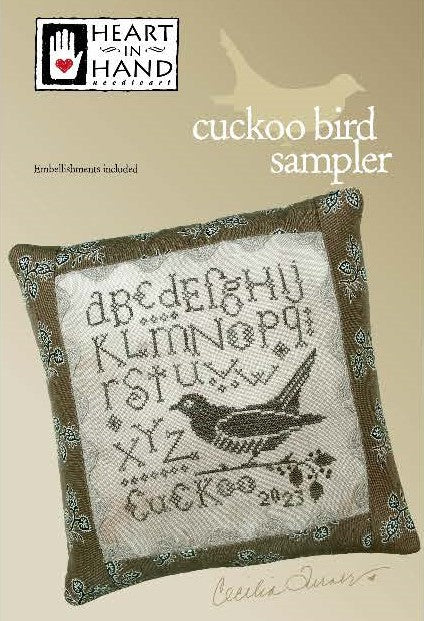 Cuckoo Bird Sampler - Cross Stitch Pattern by Heart In Hand