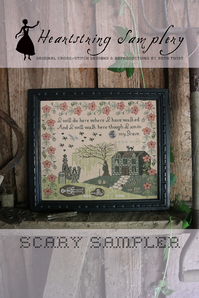 Scary Sampler - Cross Stitch Pattern by Heartstring Samplery