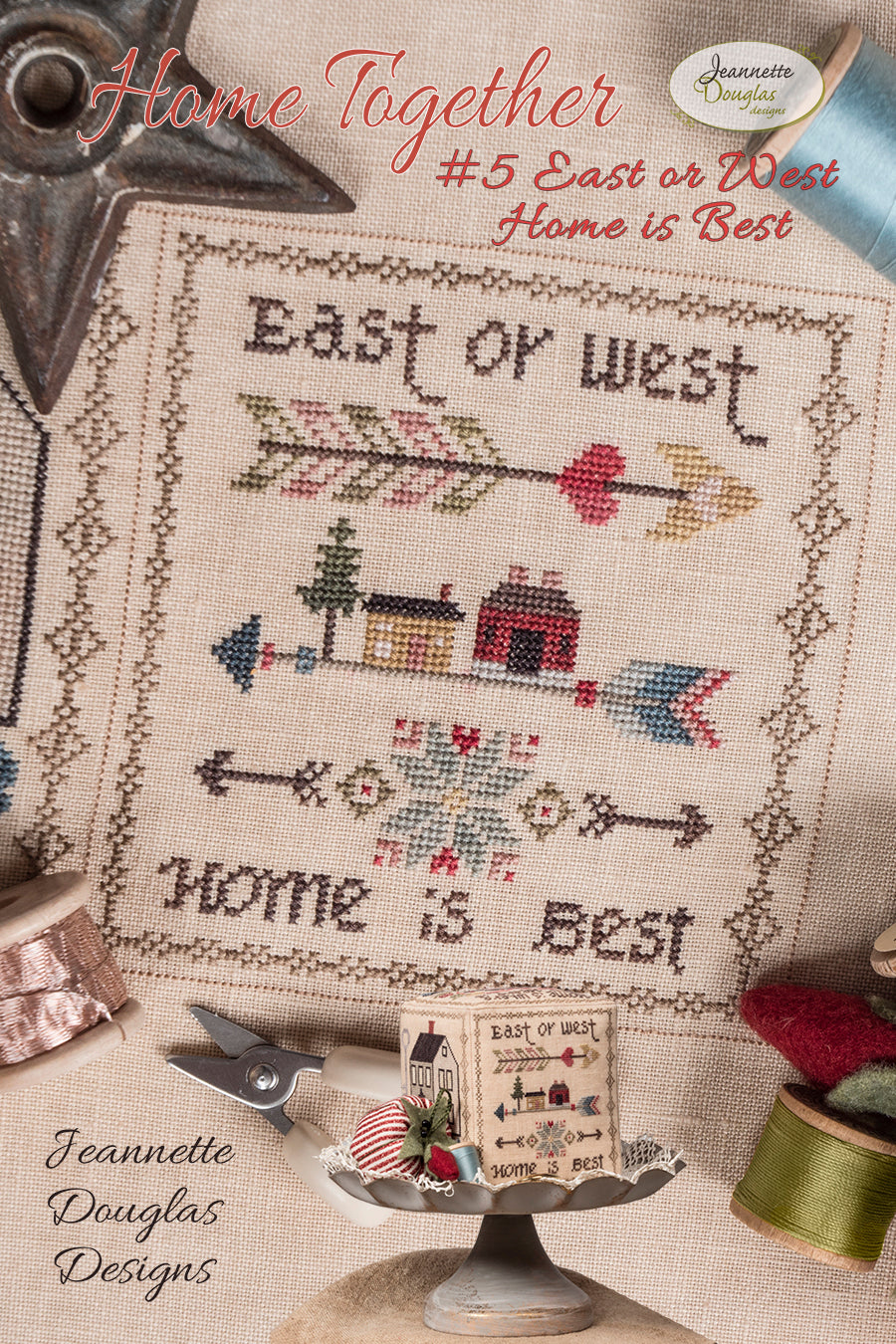 Home Together #5 East or West - Cross Stitch Pattern
