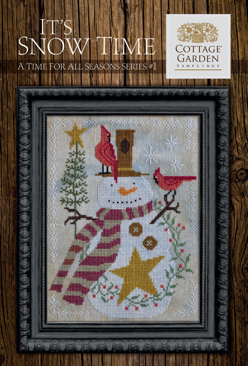 Time for All Seasons 1 - It's Snow Time - Cross Stitch Pattern by Cottage Garden Samplings