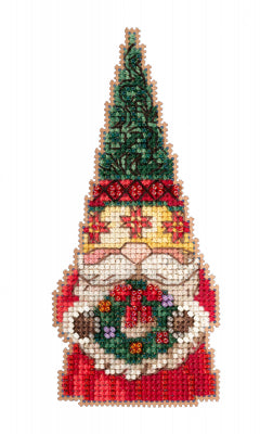 Gnome With Wreath by Jim Shore (2022) Mill Hill Kit