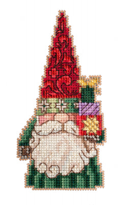 Gnome Holding Gifts by Jim Shore (2022) Mill Hill Kit