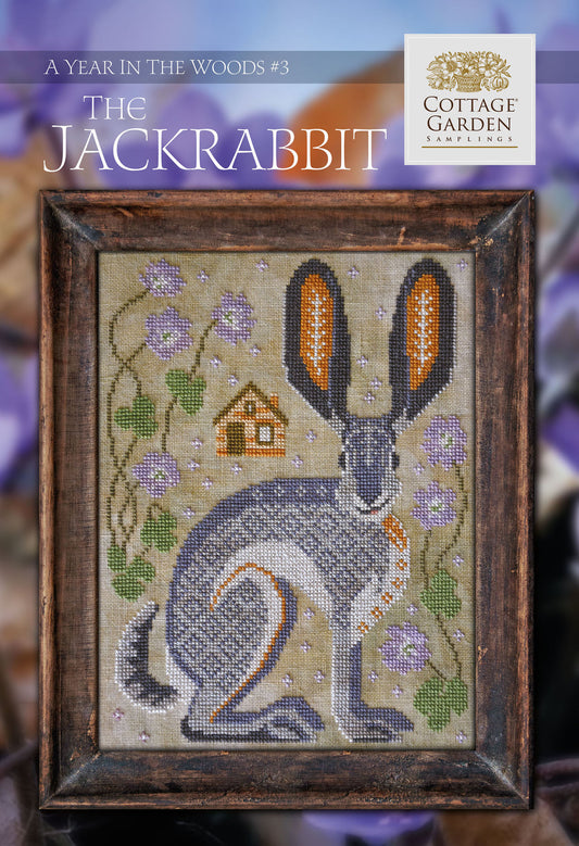 A Year In The Woods #3 The Jackrabbit - Cross Stitch Pattern