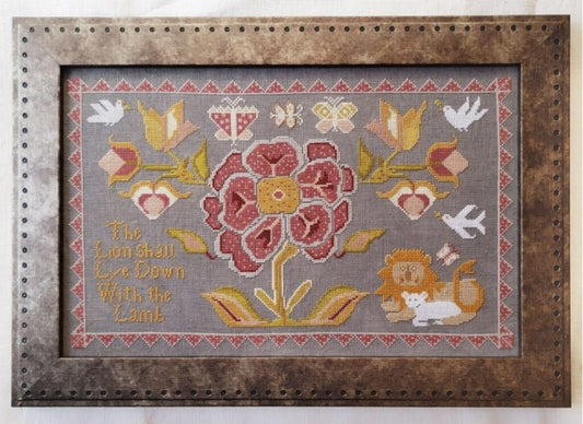 The Lion and the Lamb - Cross Stitch Pattern by Kathy Barrick