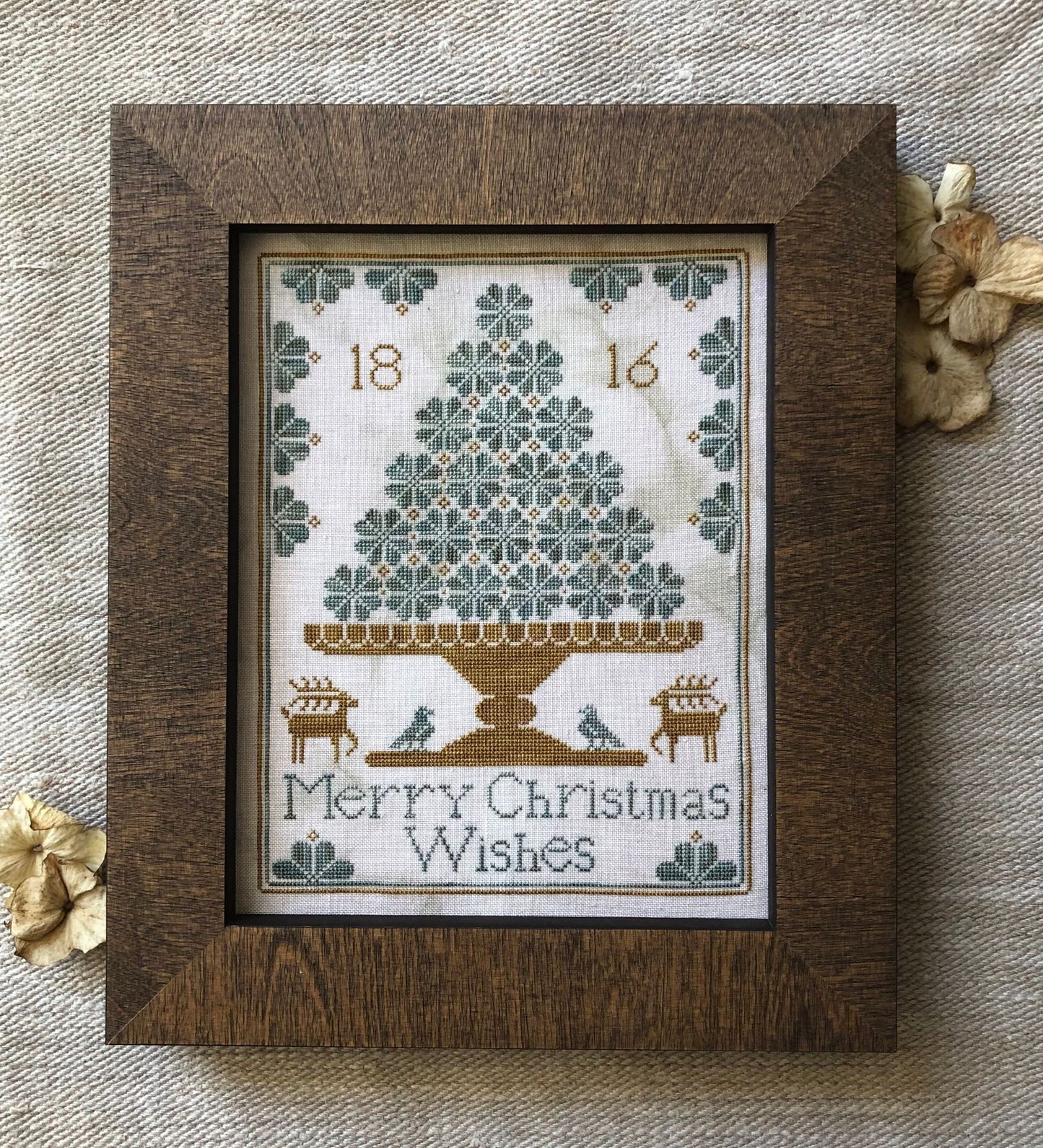 Merry Christmas Wishes - Cross Stitch Pattern by Kathy Barrick