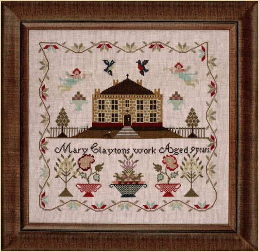 Mary Clayton ~ Reproduction Sampler Pattern by Hands Across the Sea Samplers