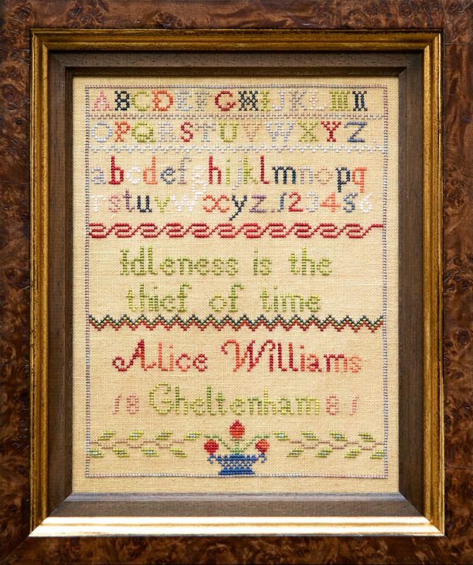 Alice Williams 1881 ~ Reproduction Sampler Pattern by Hands Across the Sea Samplers(PDF)