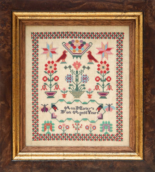 Ann Morley ~ Reproduction Sampler Pattern by Hands Across the Sea Samplers (PDF)