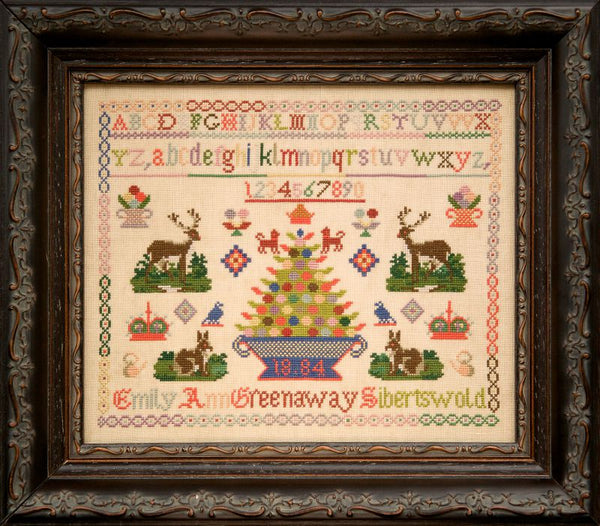 Emily Ann Greenaway - Reproduction Sampler Pattern by Hands Across the Sea Samplers