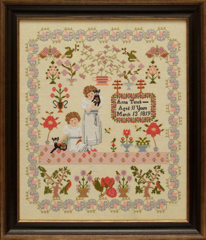 Anna Tench 1811 ~ Reproduction Sampler Pattern by Hands Across the Sea Samplers