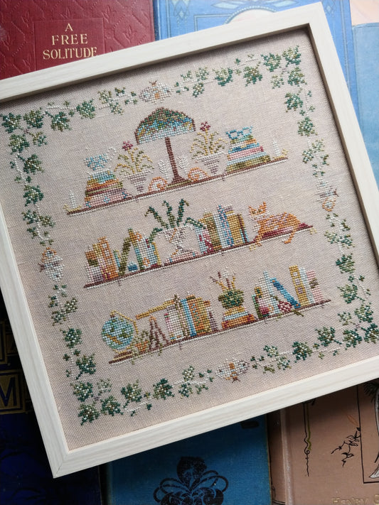 In the Library - Cross-stitch pattern by Mojo Stitches