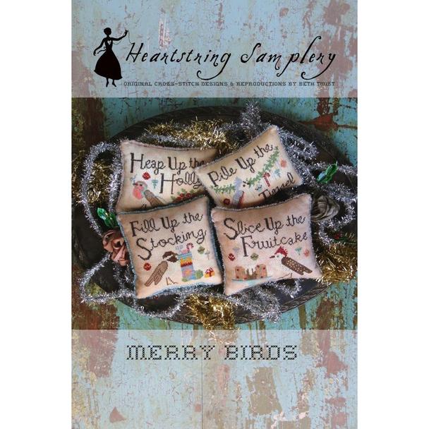 Merry Birds - Cross Stitch Pattern by Heartstring Samplery