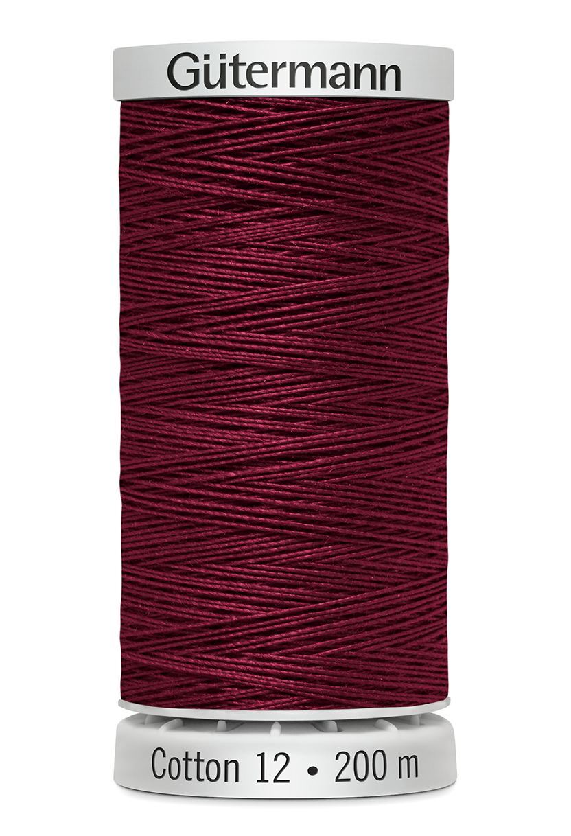 Gutermann Sulky Cotton 12 Solid colours (200m reel)
