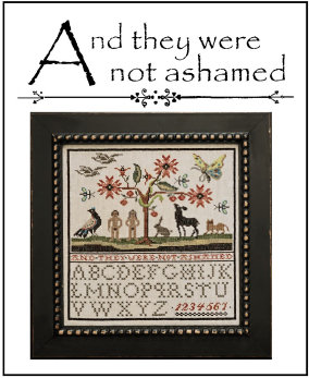 And They Were Not Ashamed - Cross Stitch Pattern by La D Da