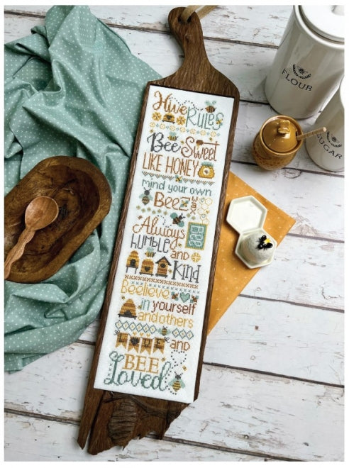 Hive Rules Booklet - Cross Stitch Pattern by Primrose Cottage