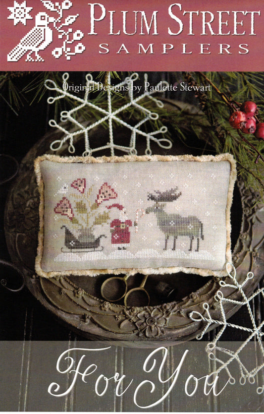 For You - Cross Stitch Pattern by Plum Street Samplers