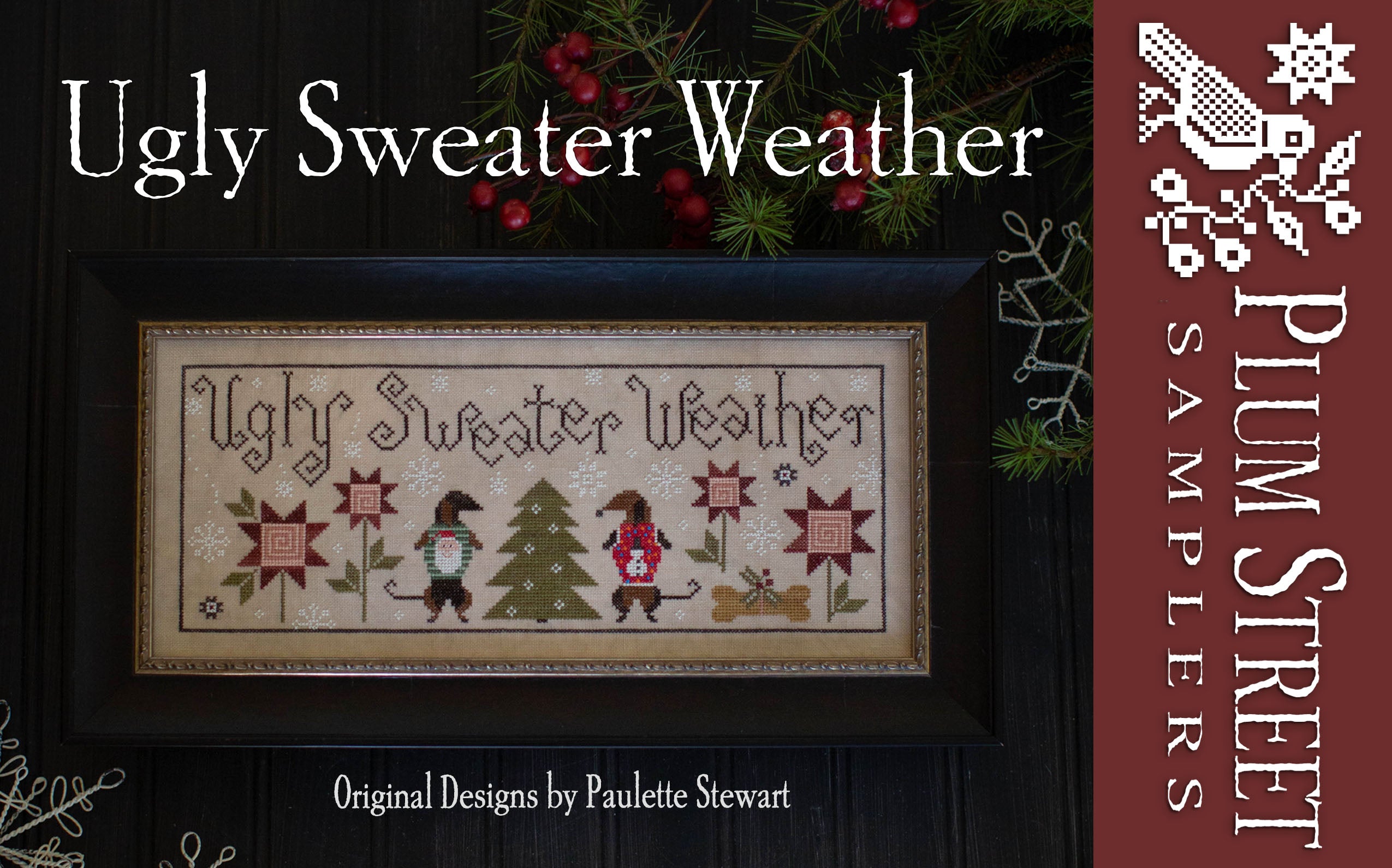 Ugly Sweater Weather - Cross Stitch Pattern by Plum Street Samplers