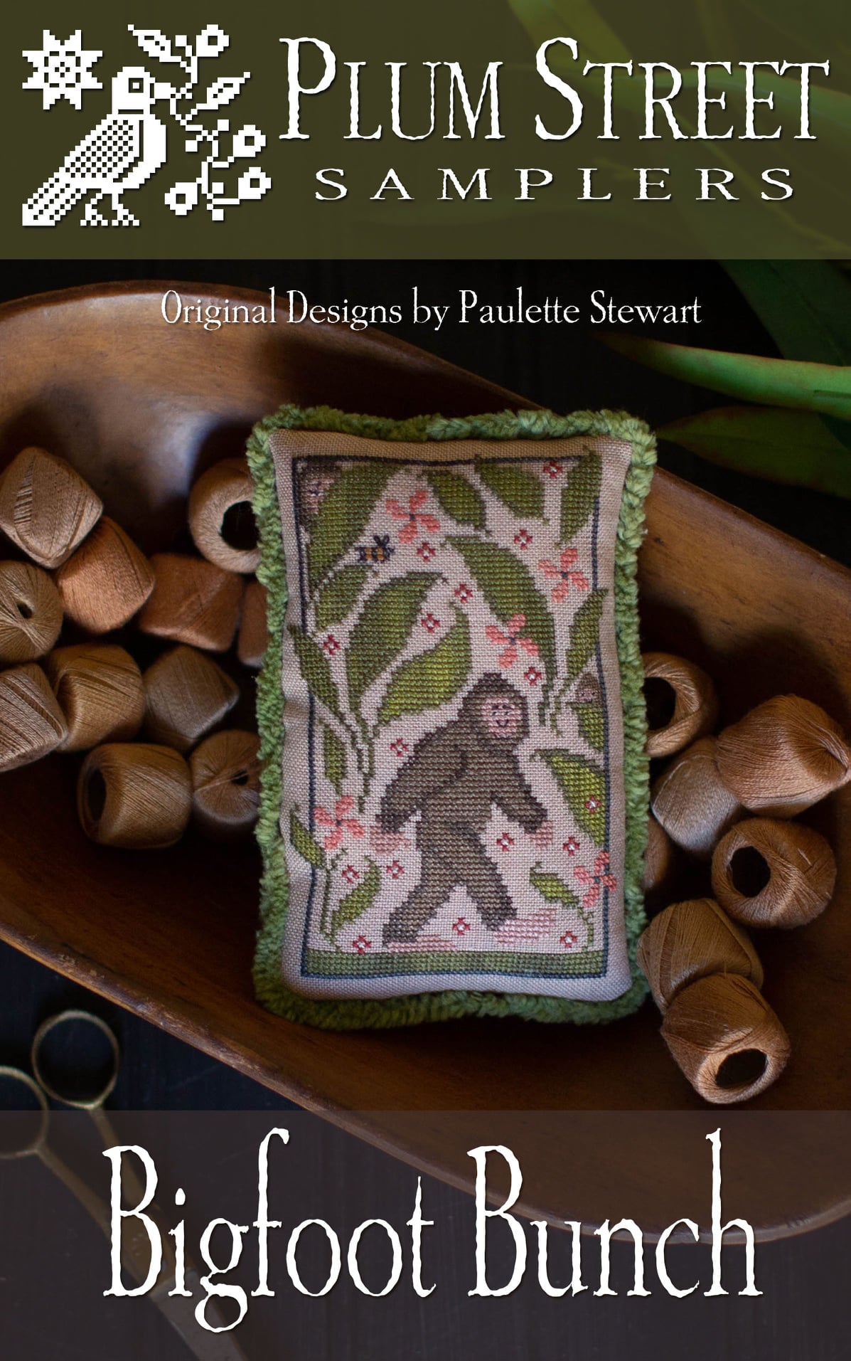 Bigfoot Bunch - Cross Stitch Pattern by Plum Street Samplers