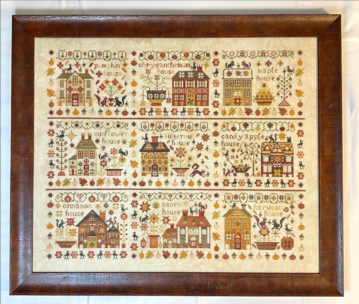 Cinnamon House - Cross stitch pattern by Pansy Patch