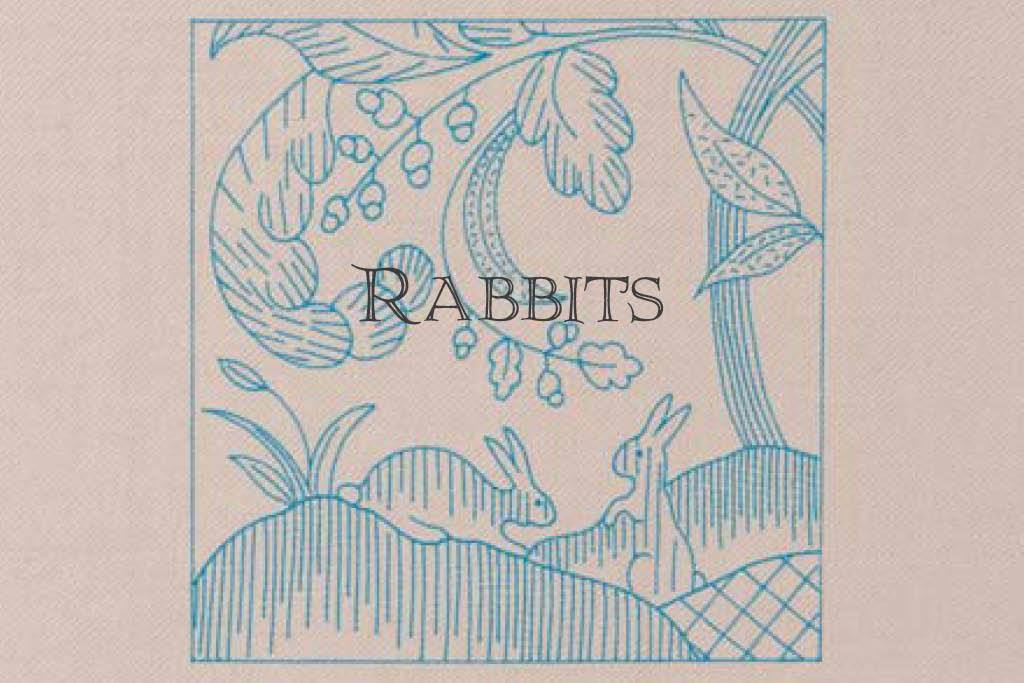 RABBITS KIT from The Crewel Work Company