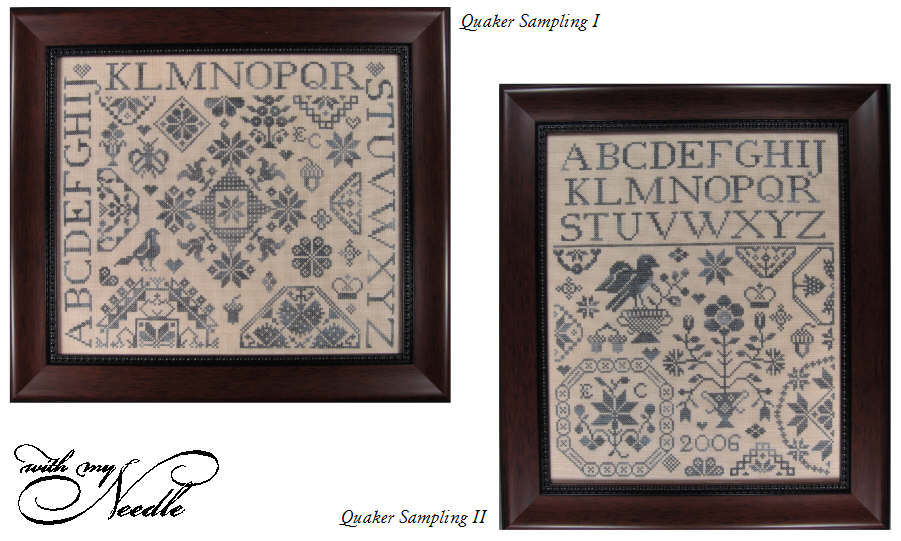 Quaker Samplings - Cross Stitch Pattern by Ellen Chester