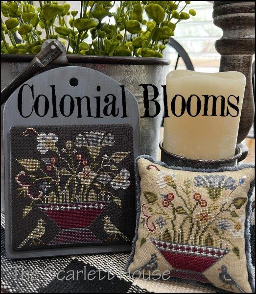 Colonial Blooms - Cross Stitch Pattern by The Scarlett House