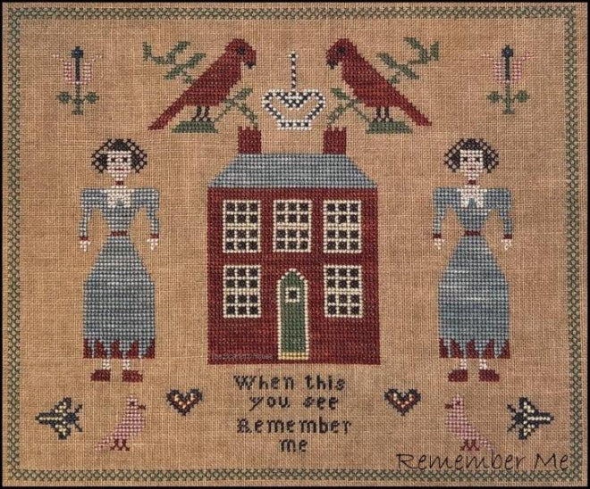Remember Me - Cross Stitch Pattern by The Scarlett House