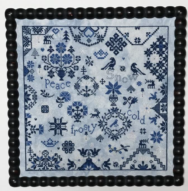 Simple Gifts Snow - Cross Stitch Pattern by Praiseworthy Stitches