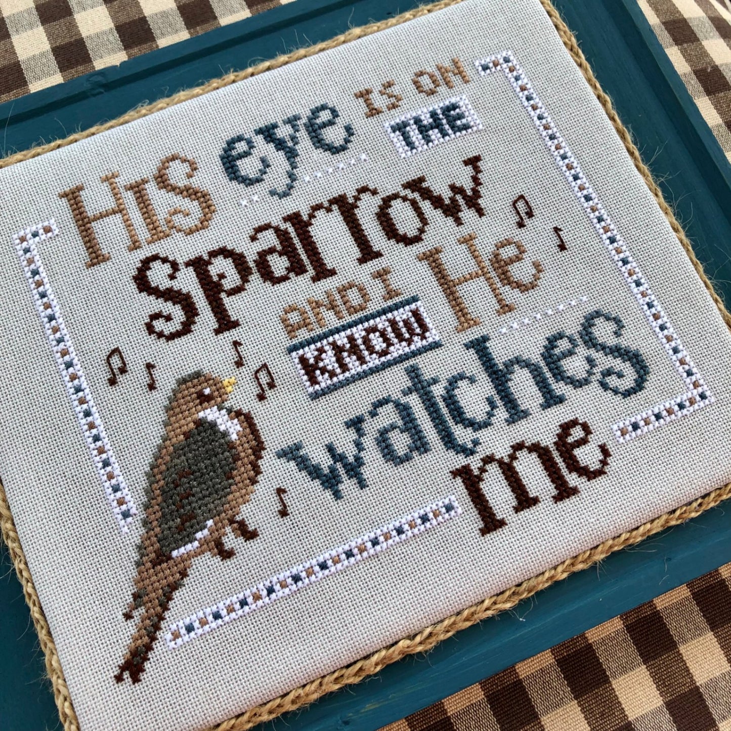 Singing Sparrow - Cross Stitch Pattern by Sweet Wing Studio