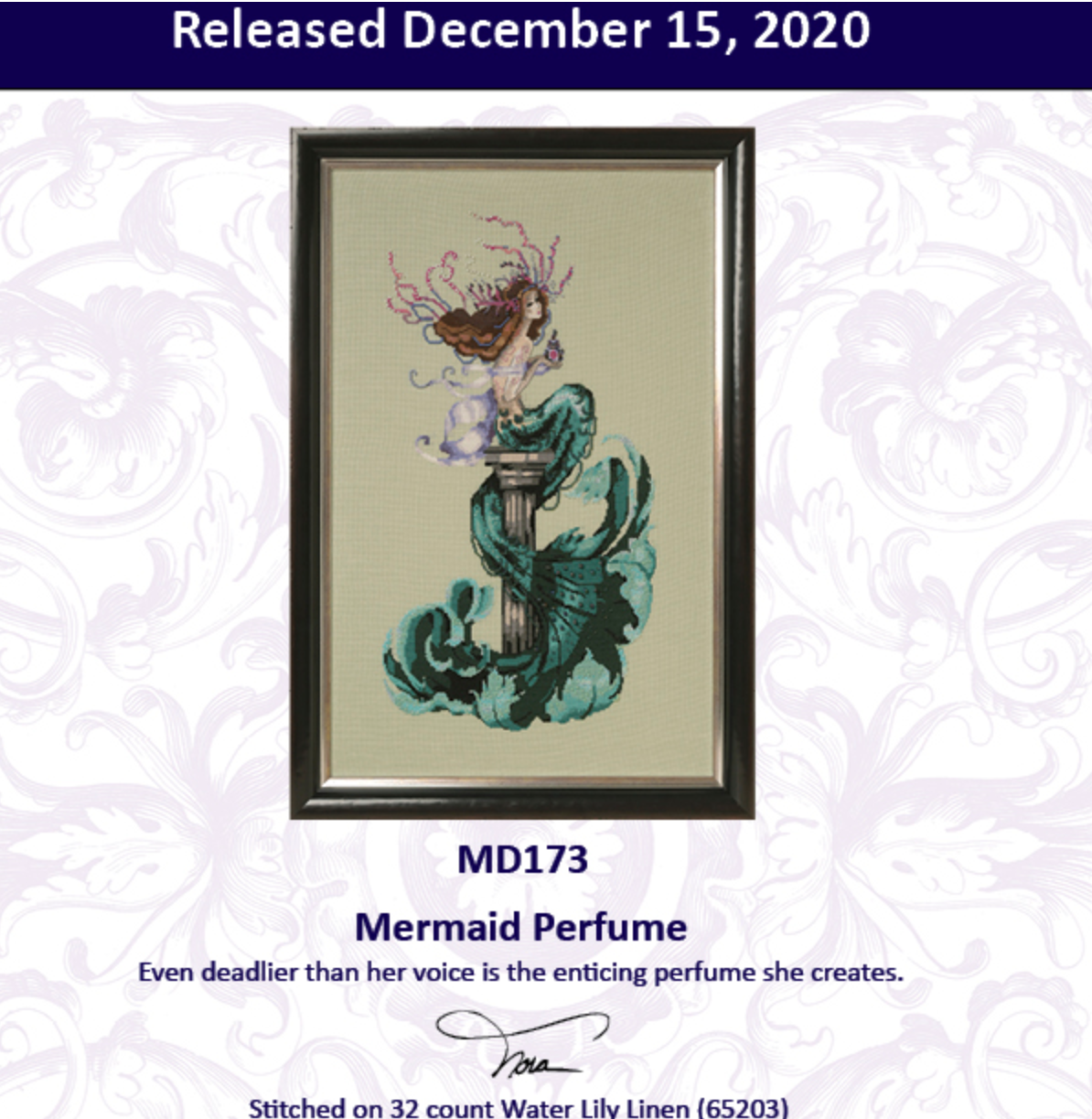Mermaid Perfume -Mirabilia Designs #173