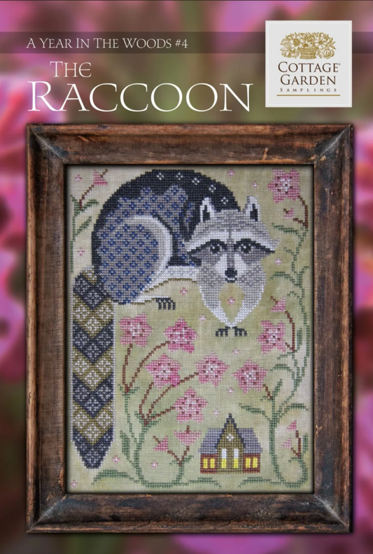 A Year In The Woods #4 The Raccoon - Cross Stitch Pattern