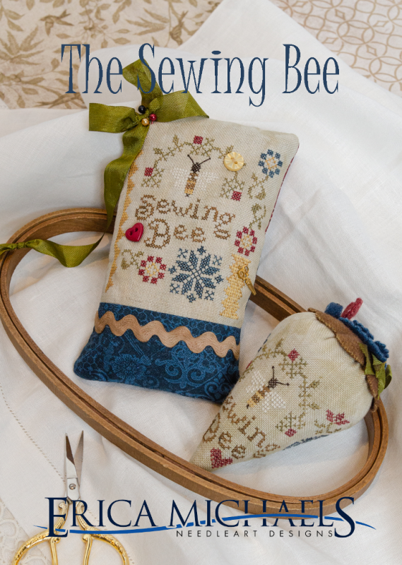 The Sewing Bee  Cross stitch pattern by Erica Michaels