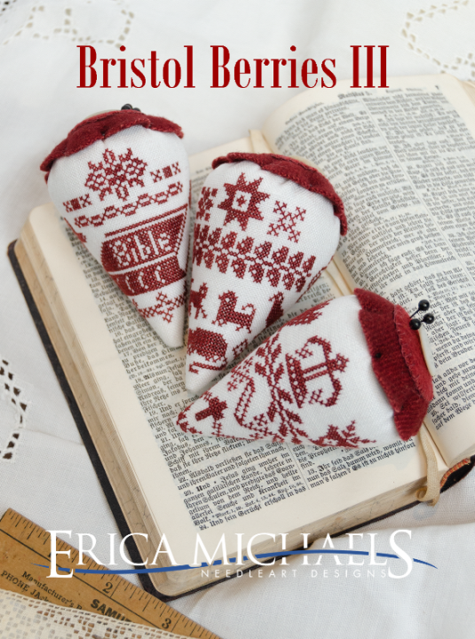 Bristol Berries III - Cross stitch pattern by Erica Michaels