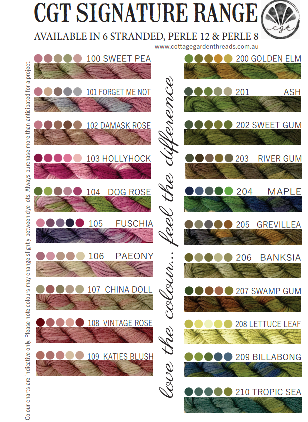 Cottage Garden Threads - Signature Range (100-710)