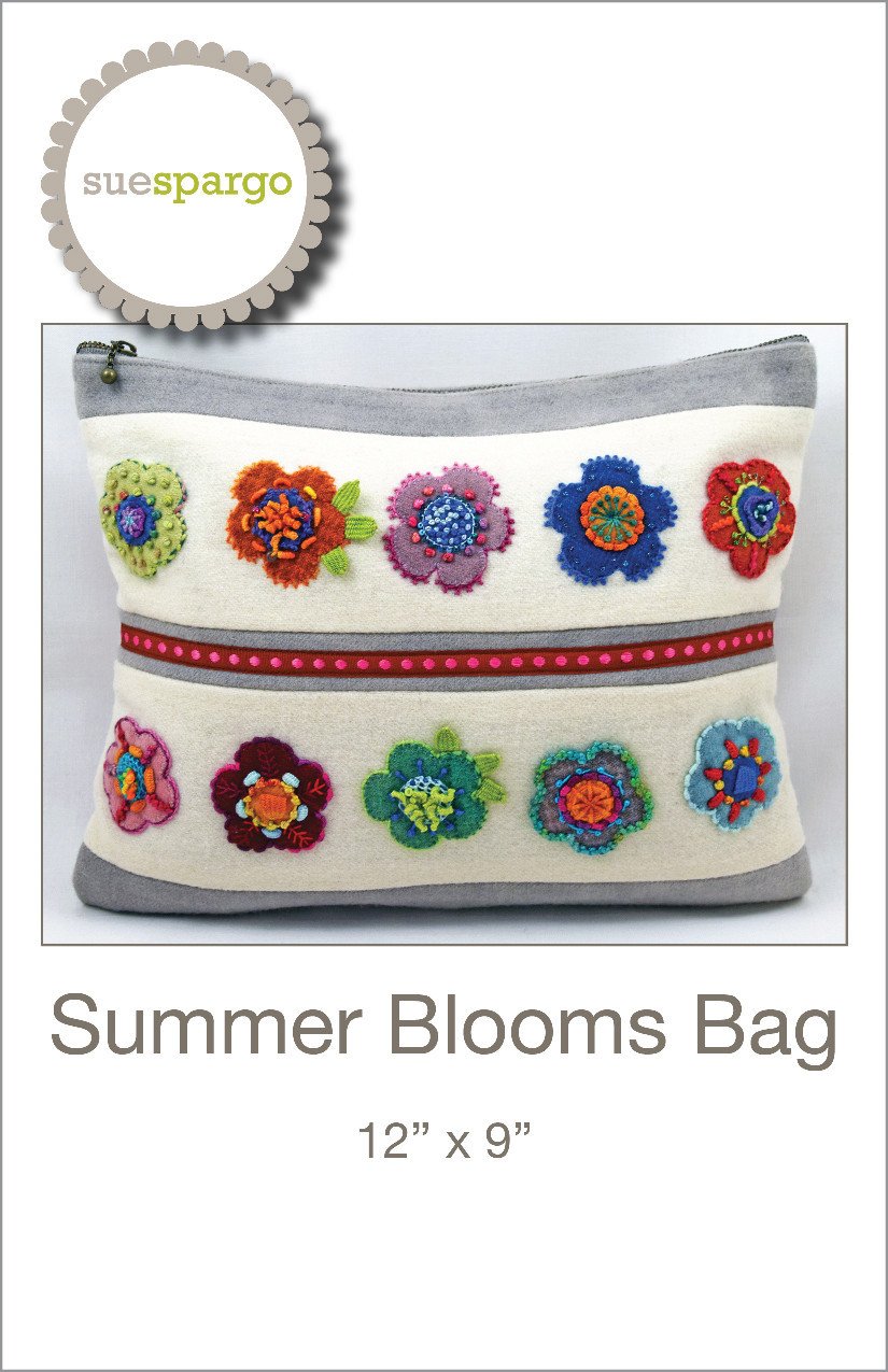 Summer Blooms Bag - Pattern by Sue Spargo