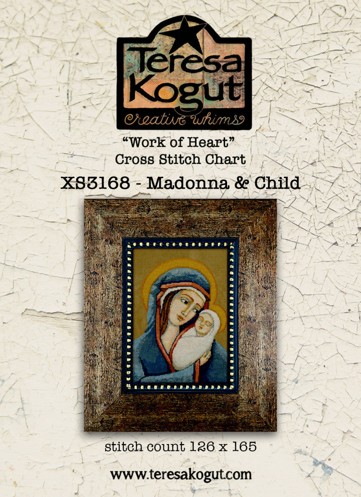 Madonna & Child - Cross Stitch Pattern by Teresa Kogut