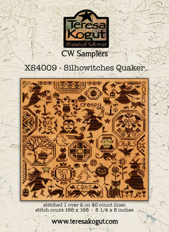 Silhowitches Quaker - Cross Stitch Pattern by Teresa Kogut