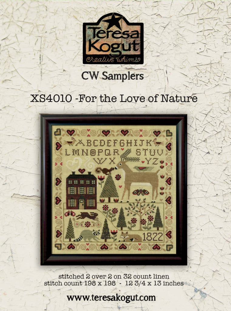 For the Love of Nature -  Cross Stitch Pattern by Teresa Kogut