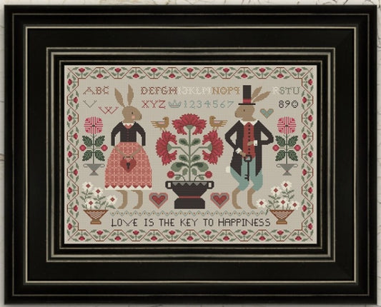 Love is the Key - Cross Stitch Pattern by Teresa Kogut