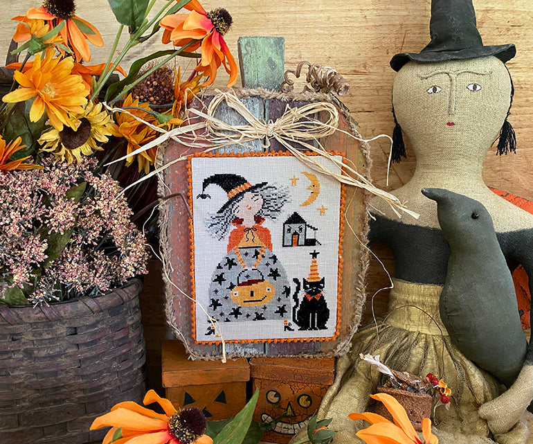 Whimsy Witch's Angry House - Cross Stitch Pattern by Teresa Kogut