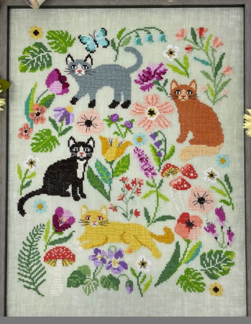 The Cat Tapestry - Cross Stitch Pattern by Tiny Modernist