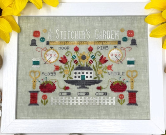 A Stitcher's Garden- Cross Stitch Pattern by Tiny Modernist