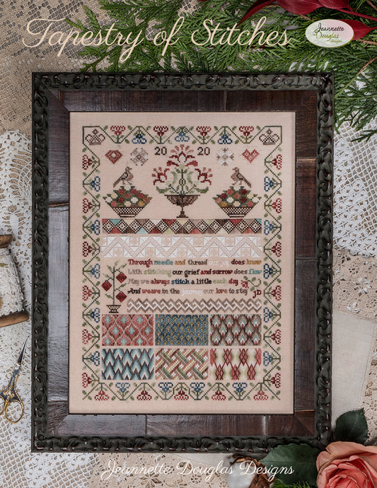 Tapestry of Stitches  - Cross Stitch Pattern by Jeannette Douglas