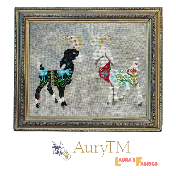 The Ibex Couple - Cross Stitch Pattern by Aury TM