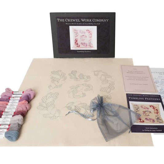 Tumbling Feathers KIT from The Crewel Work Company