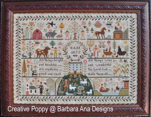 All Creatures Great and Small - Cross Stitch Pattern by Barbara Ana