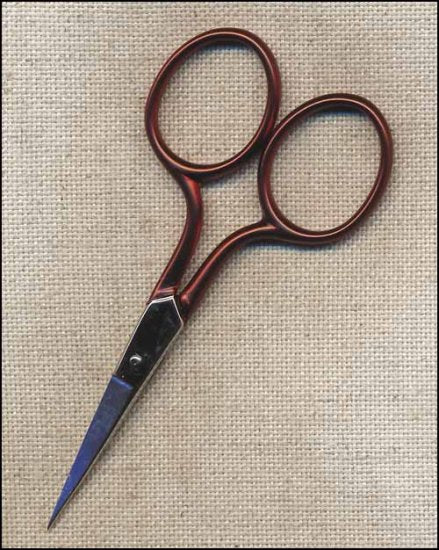 Bohin Red Soft Touch Embroidery Scissors