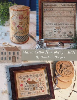 Maria Selby Humphrey 1831  - Cross Stitch Chart by Blackbird Designs