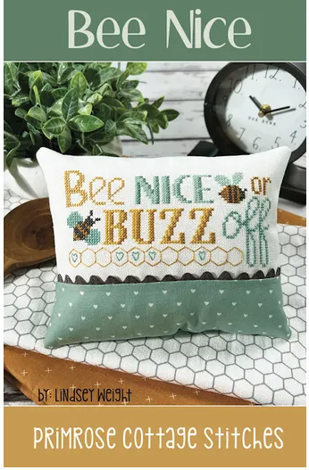 Bee Nice - Cross Stitch Pattern by Primrose Cottage