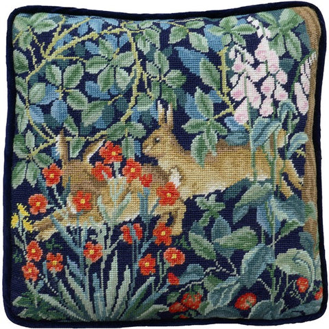 Greenery Hares Tapestry Kit by Bothy Threads